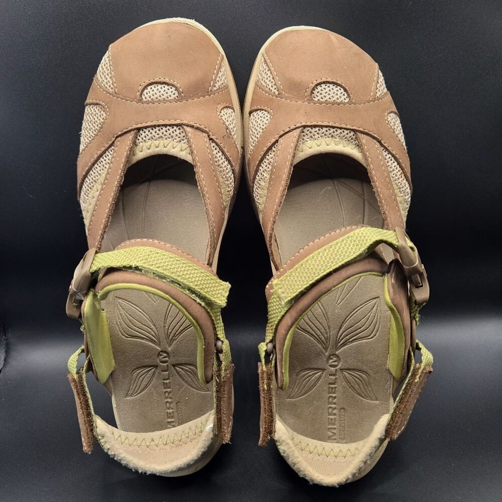 Merrell Azura Wrap Sandals Otter Brown J24504 Women's Size 8 EUC